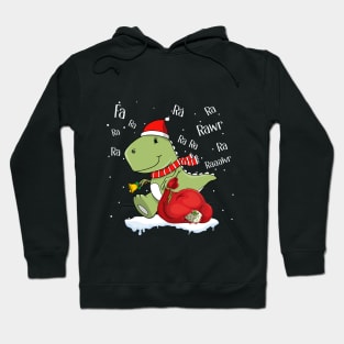 Fa Ra Ra Ra Rawr Tree Rex T-Shirt - Funny Xmas Gift Hoodie